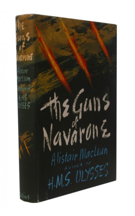 Alistair Maclean - The Guns of Navarone - Collins, 1957, UK Signed First Edition London, Collins, 19