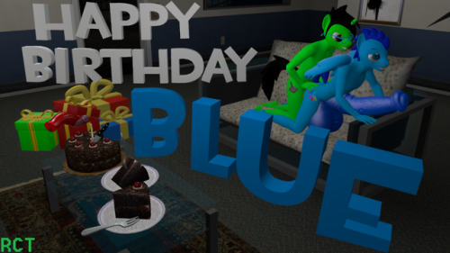 nsfw-rct: Blue’s Birthday Banging! (Birthday gift for @ask-bluestream) Just wanted to make a s