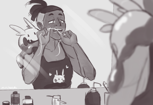 Good dental hygiene is important for trainer and pokemon alike