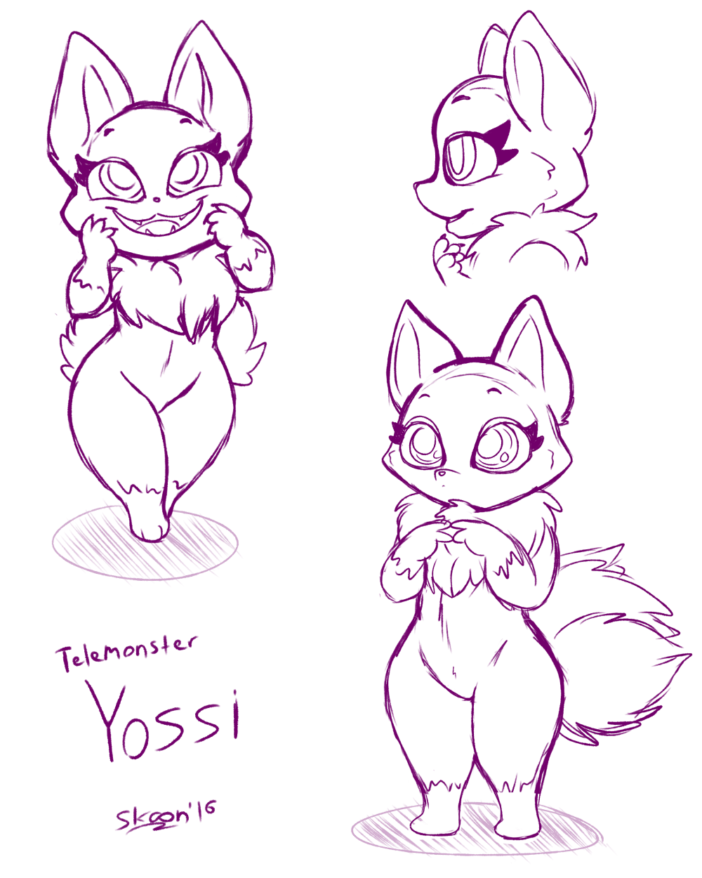 datcatwhatfurfags:I want to get better at drawing this character.  She eludes me