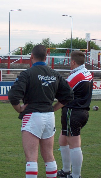 scrumjock:White see-thru shorts and hairy legs makes for a great combination #jockstrap #jock #rugby