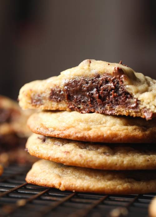 Brownie Stuffed Chocolate Chip Cookies