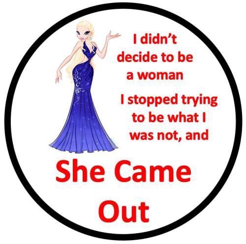 jaynelovesdick: mytranssexual: I am just living with my true self!  living a lie is unhealthy b