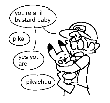 kaiokincaid:what if ash talked to pikachu like some people talked to cats send post