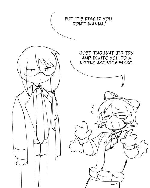 Sadly, There Are No Colors, BUT Today's Kinda A Comic