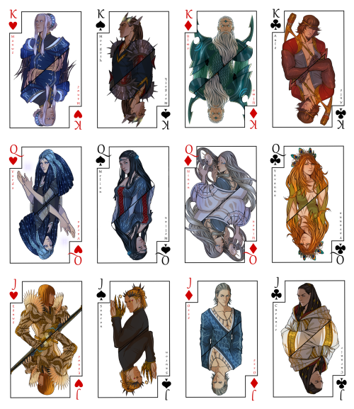 orestiad:Silmarillion deck by *Gerwellupdate: my sister just commented how the problem with this art