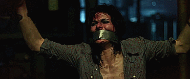 gaggedactresses:  One of my favourite gags of all time: Alexandra Daddario tightly