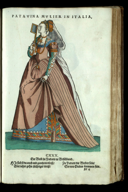 Italian Costumes by Hans Weigel, 1577Bologna;                             Parma and VeniceMilan and 