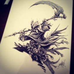 devlinart:    Commission work. Bloodborne hunter. I’ll be doing a series of these like my dark souls work and making a book after I finish up on some comic work.