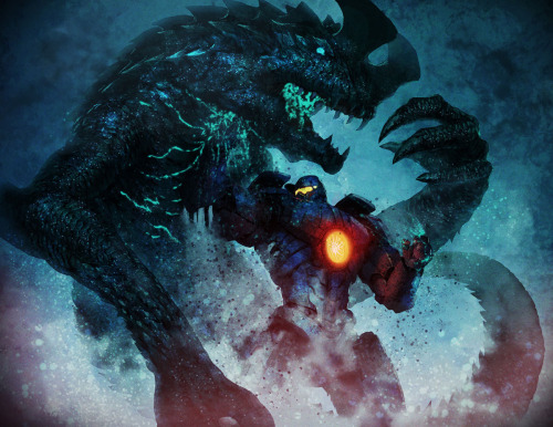 Pacific Rim Fan Arts:#1 パシフィック・リム by カトウ　ユウ#2 敬意を払え and #3 死んだとは思うが by kakotomirai#4 パシフィック・リム by Az