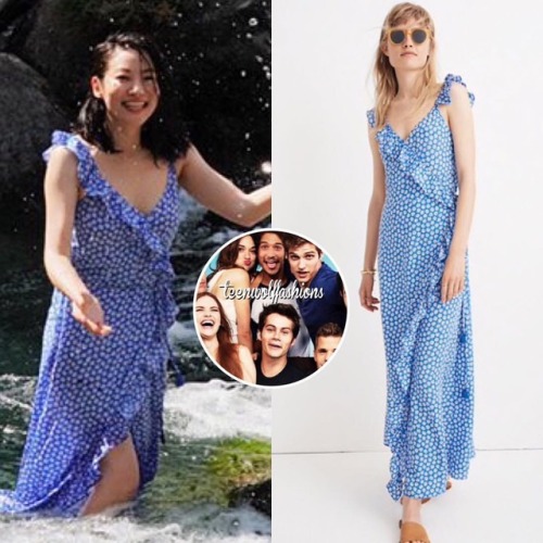 What: Arden Cho’s Ruffled Wrap Maxi Dress in Mini Daisy ($145) Where: IG post on 8.9.18 #ardencho #a