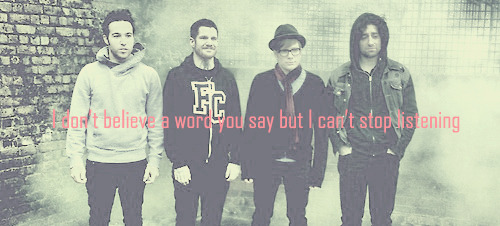 sujumaahr:   FALL OUT BOY .   Sophomore slump or comeback, WHERE DID THE PARTY GO.     