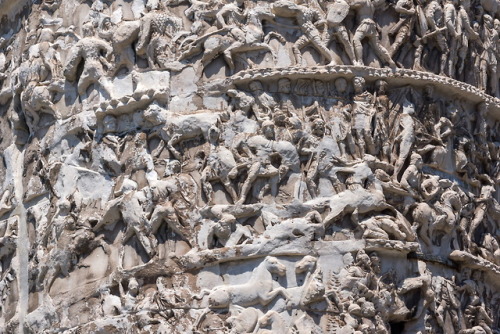 romebyzantium: Reliefs - Column of Marcus Aurelius, Rome, Italy. Read More: colosseumrometic