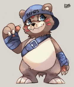 brave-new-digital-world:  Bearmon by suikuzu