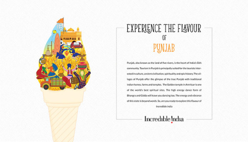 Experience the flavour of Punjab.Incredible India advertising.