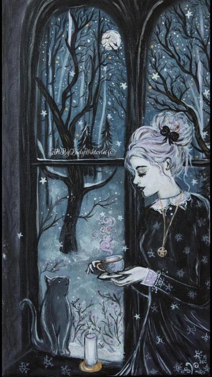 nyxshadowhawk:Yule Art by Lady Viktoria 