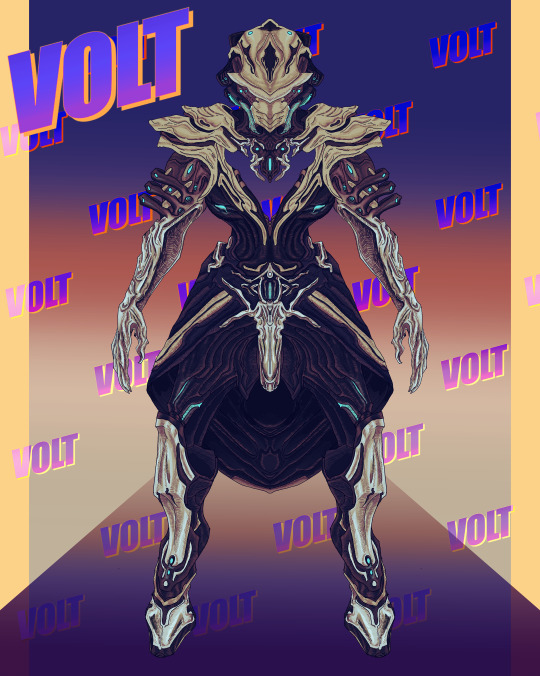 warframe volt fan art