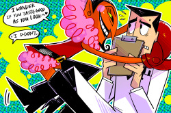 c2ndy2c1d:  HERE”S NUMBER 13! 13. Power Puff Girls (Him X Professor) ( o ) A ( o ) i don’t why i did this…  