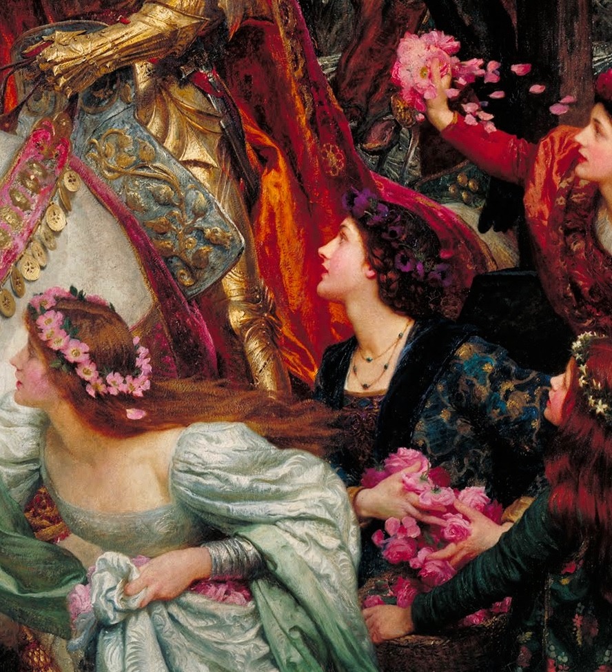 the-garden-of-delights:  “The Two Crowns” (1900) (detail) by Sir Francis Bernard