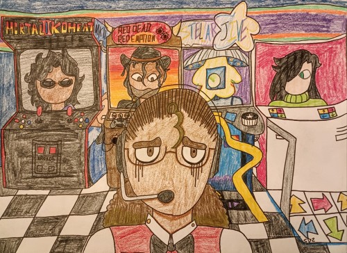 Uhhh Uhhhhhhh Arcade AU That I Have With My Friends And Im The Arcade Owner Ok Bye