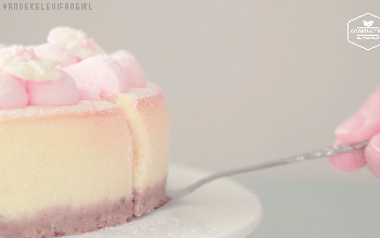 minnie-kittie:“ 벚꽃 수플레 치즈케이크 ”Cherry Blossom Souffle Cheesecake Video ©: ☆✧・ﾟ:* Send me requests her