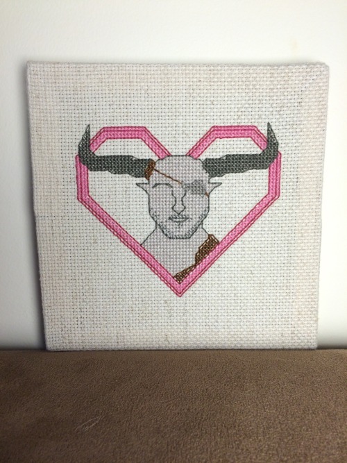 The first four of my Dragon Age Keep cross stitch tiles are back up on my Etsy! I made sweet &am
