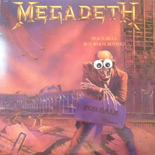 sadanduseless:  Metal Albums With Googly Eyes