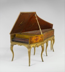 the-met-art: Harpsichord by Louis Bellot, Musical InstrumentsMedium: Wood and various materialsThe Crosby Brown Collection of Musical Instruments, 1889 Metropolitan Museum of Art, New York, NY http://www.metmuseum.org/art/collection/search/501787 