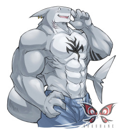 sharkpecs:  by Kokuhane