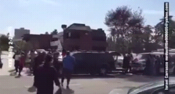 kropotkindersurprise:  February 27 2016 - The Ku Klux Klan tried to protest in Anaheim.