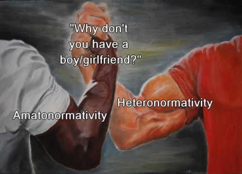 jay-aro: solidarity [ID: A picture of two arms in a handshake, the first arm labelled “Am