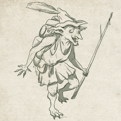 Day 7 of Goblin Week!  Final day, start of a journey. Remember there’s not just goblins, 