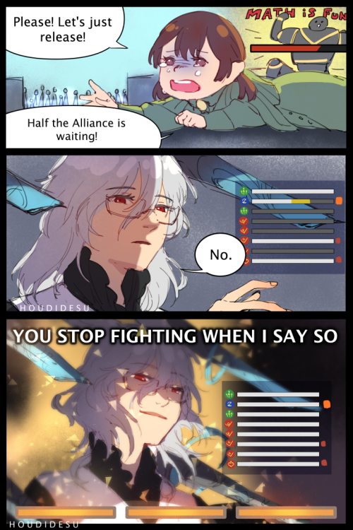 I come back with a FFXIV comic ft. My God Complex as a healer main
