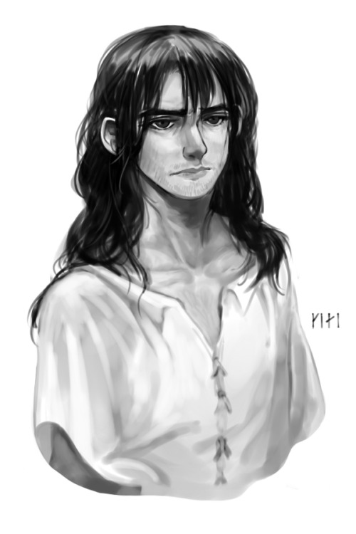 shiftdigit:  Kili. I had to paint this. He’s so gorgeous isn’t he? 