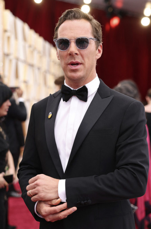 accolatus:Benedict Cumberbatch at the red carpet during the Oscars arrivals at the 94th Academy Awar