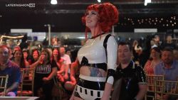 latexfashiontv:  LatexFashion.TV wishing you a belated Happy Star Wars day with Lady Loves Latex aka Tracy Fell!