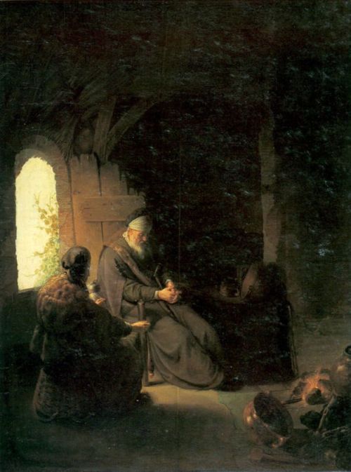 Anna and the Blind Tobit, Rembrandt Van RijnSize: 63.8x47.7 cmMedium: oil, board