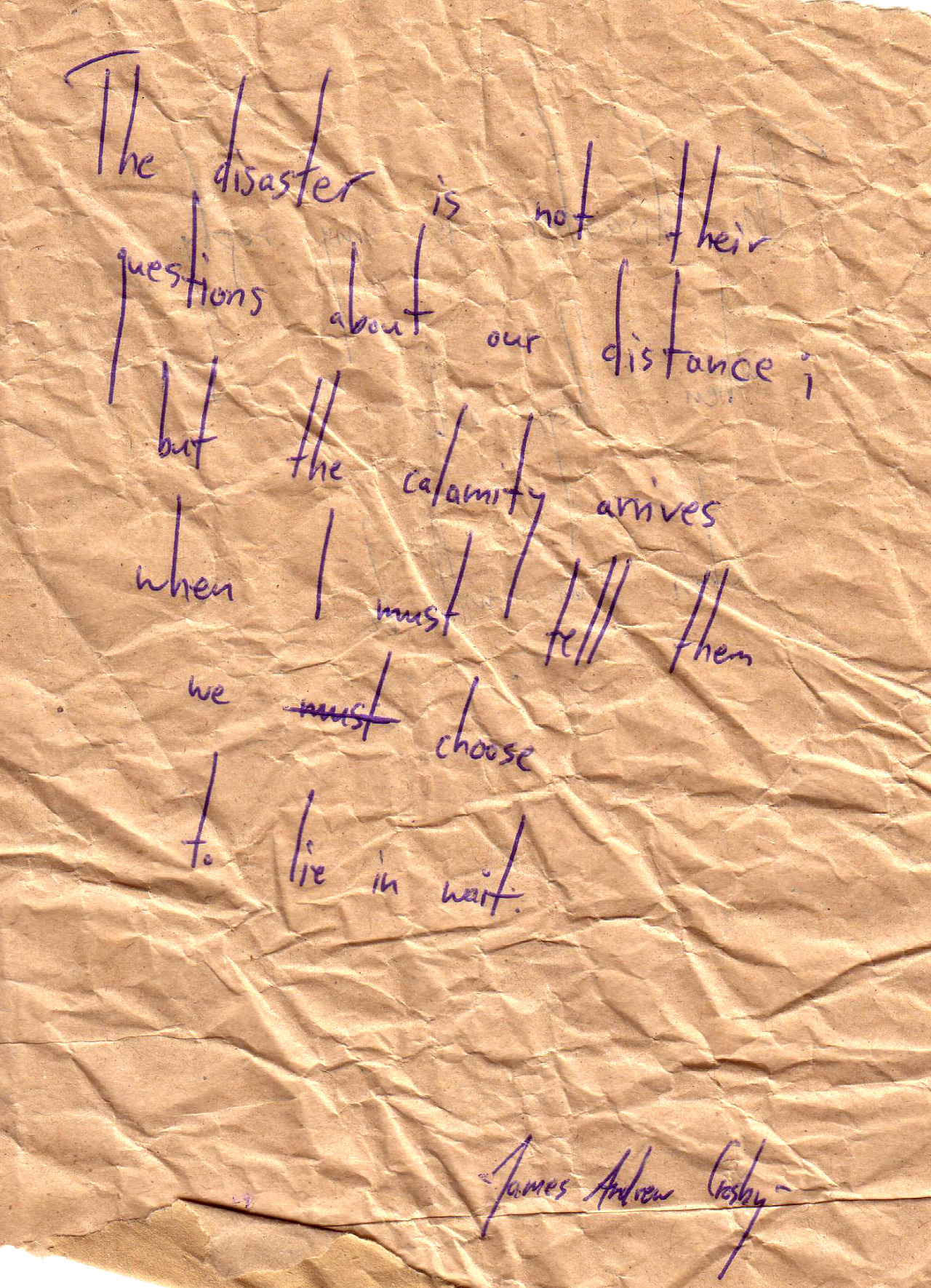 jamesandrewcrosby:  Forgotten Letter #507 by James Andrew Crosby 