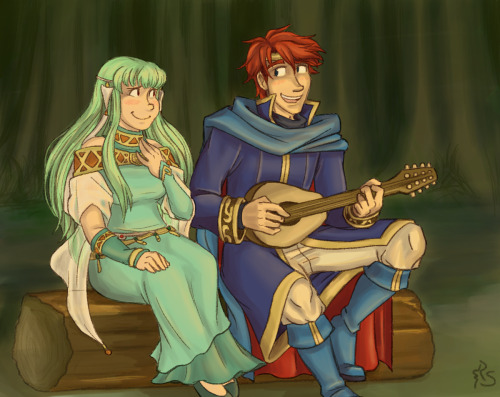 risingsunfish: Eliwood’s singing a little song he wrote for Ninian. Apologies for any nausea this m