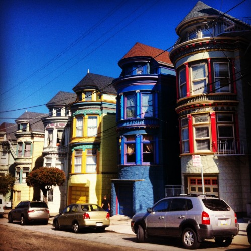 gotta love the colors of San Francisco. -Oct ‘13, Haight-Ashbury, San Francisco