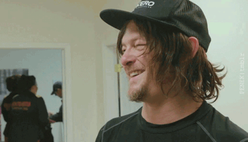 superpenek:Happy Reedus@rideamc#RidewithNorman @wwwbigbaldhead