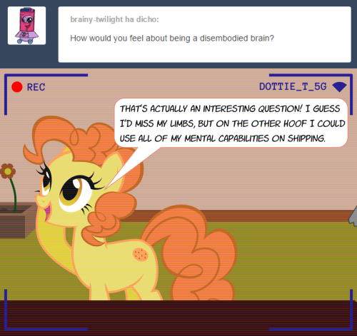 askthecookies:  How does shipping work with brains, anyway? What’s the equivalent to sloppy makeouts?  xD
