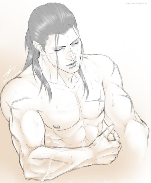 he&rsquo;s uh.. training&hellip;yeahh.. &lt;_&lt; *cough*..I have a thing 