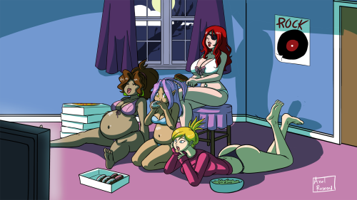 fyeahroundchicks:  By *Axel-Rosered.