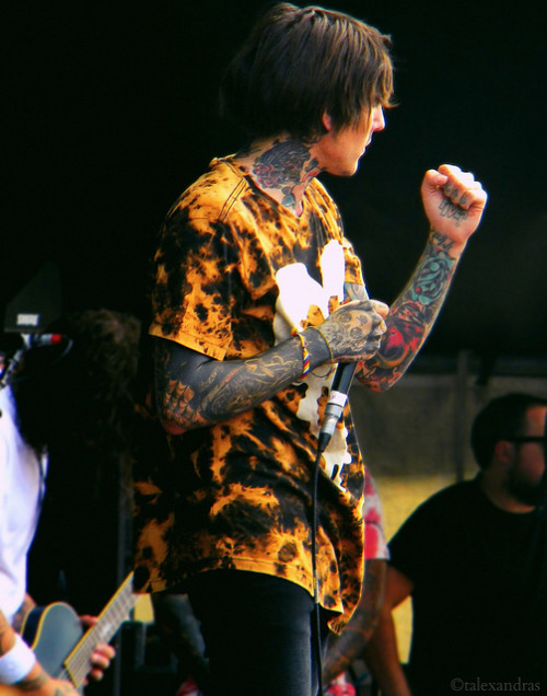 grinned:  Oli Sykes by talexandras on Flickr.