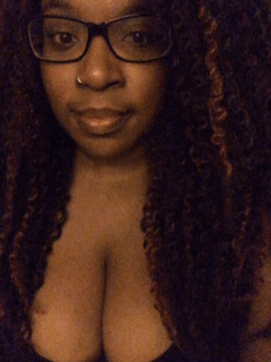 melissamorgue:  Late night post of me messing with my boobs.