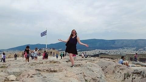 First day in Greece and I only flashed everyone within a ten mile radius #windyaf (at Acropolis, Ath