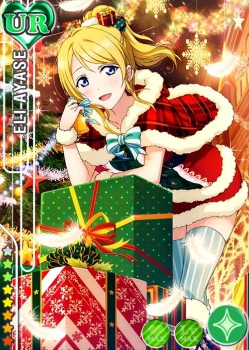 siflovelive:  Christmas Set URSCool UR Nozomi TojoPure UR Eli AyaseChristmas SRs: part 1 | part 2