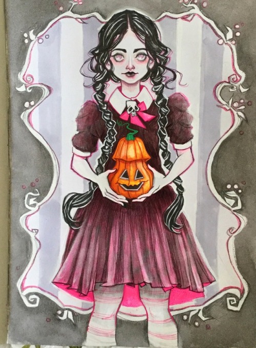 I posted my inktobers for week one and two and then I didn’t have time to post week three and four, 