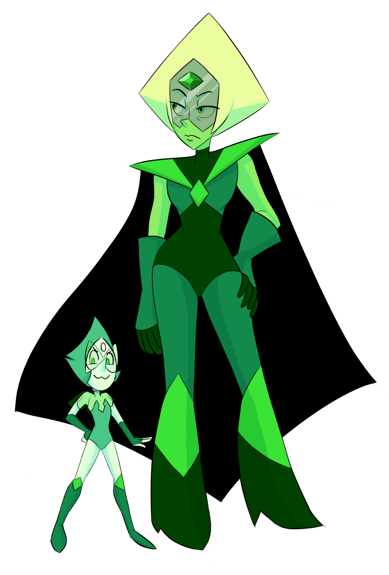 askperidotgem:  Ha! Imagine if I was a Diamond! ME! I would be the best diamond!